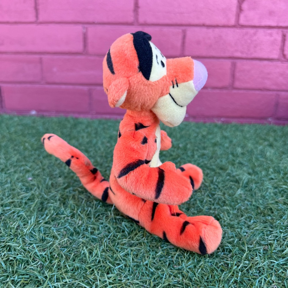 Vtg 90s Disney Mattel Winnie The Pooh Tigger Beanbag Friend Plush Kidcore 8 inch - Picture 2 of 7